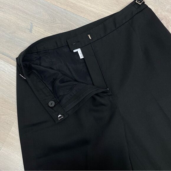 Ann Taylor Loft Straight Leg Dress Pants Black 2 - Picture 5 of 8